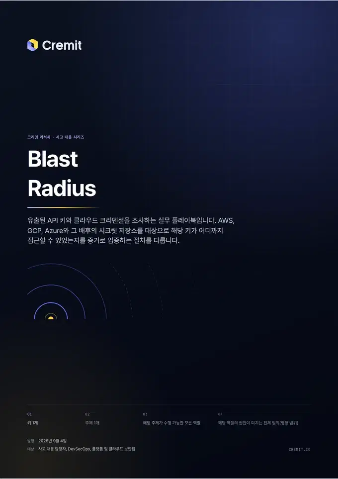 Blast Radius 한국어판 표지