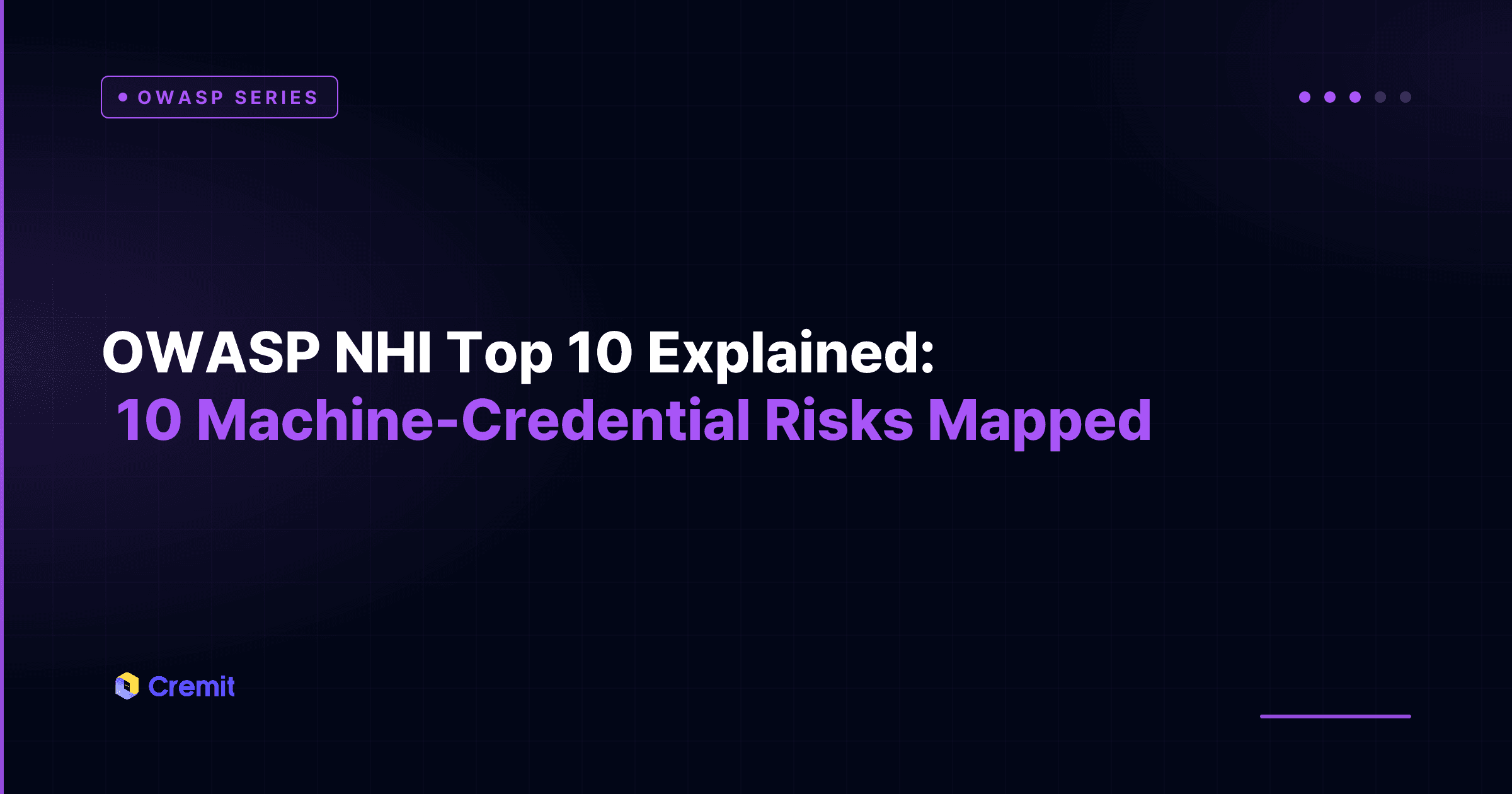 OWASP NHI Top 10 Explained: 10 Machine-Credential Risks Mapped