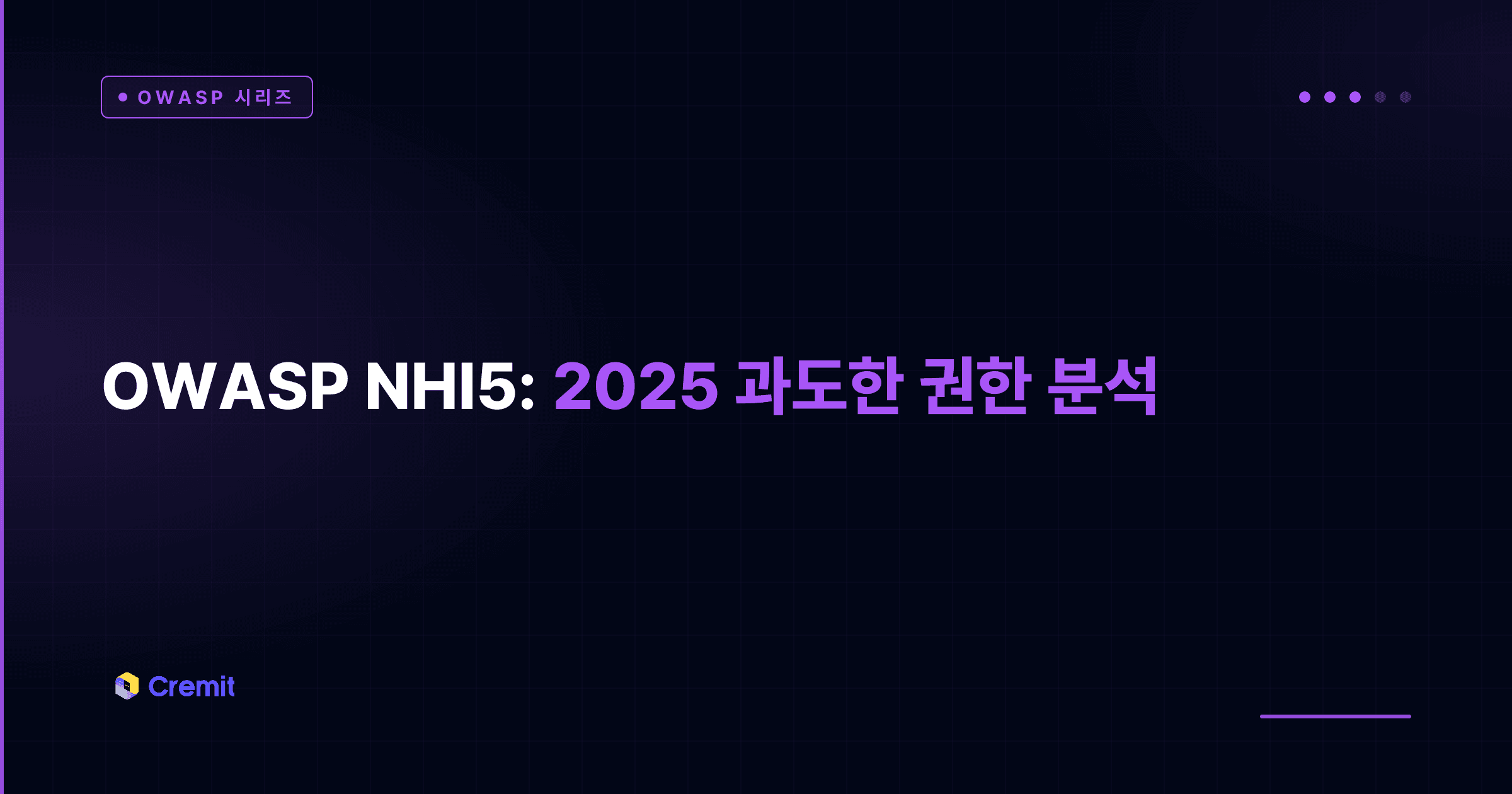 OWASP NHI5:2025 과도한 권한 분석