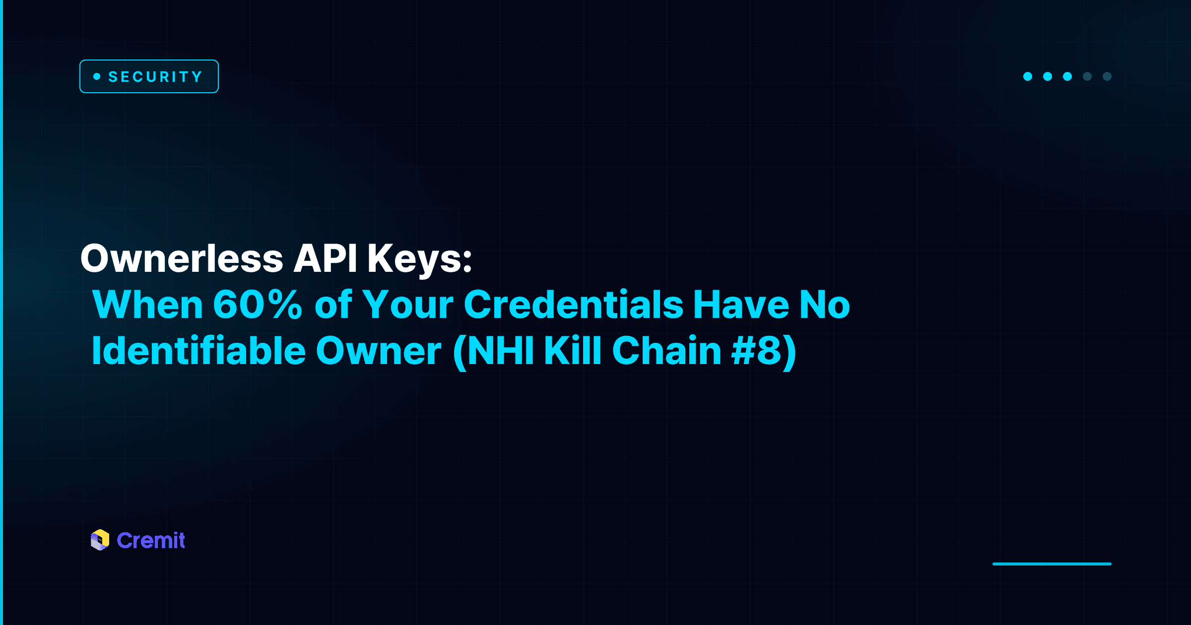 Ownerless API Keys: When 60% of Your Credentials Have No Identifiable Owner (NHI Kill Chain #8)